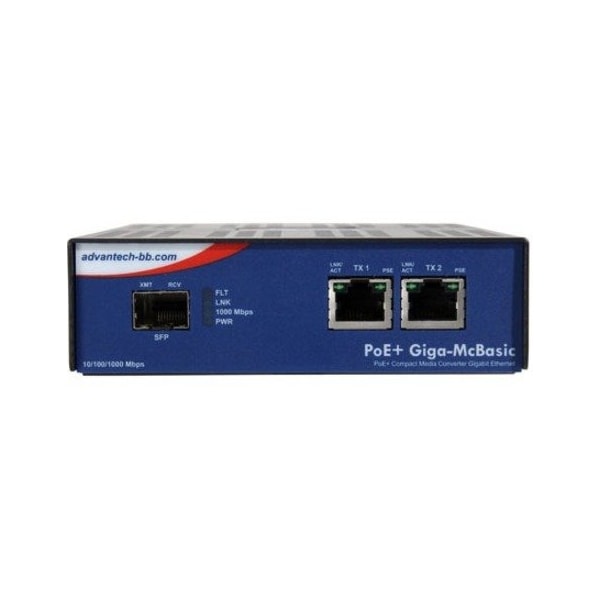 Poe+ Giga-Mcbasic/Lfpt, 2Tx/Lx- Mm1300-Sc,IMC-490-M1